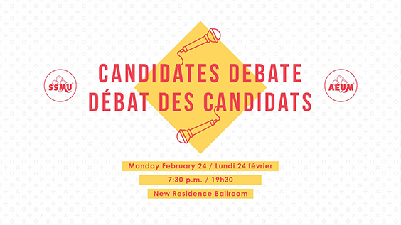 Le débat des candidat·e·s aux postes de dirigeant·e·s de l’AÉUM