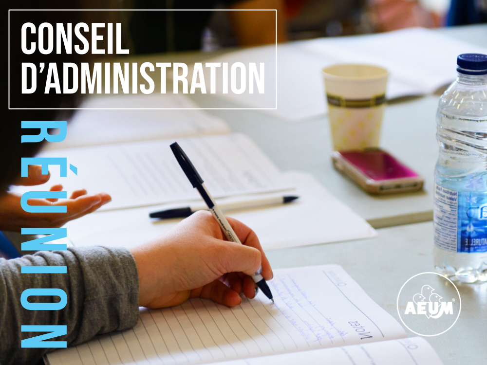 Réunion du conseil d’administration
