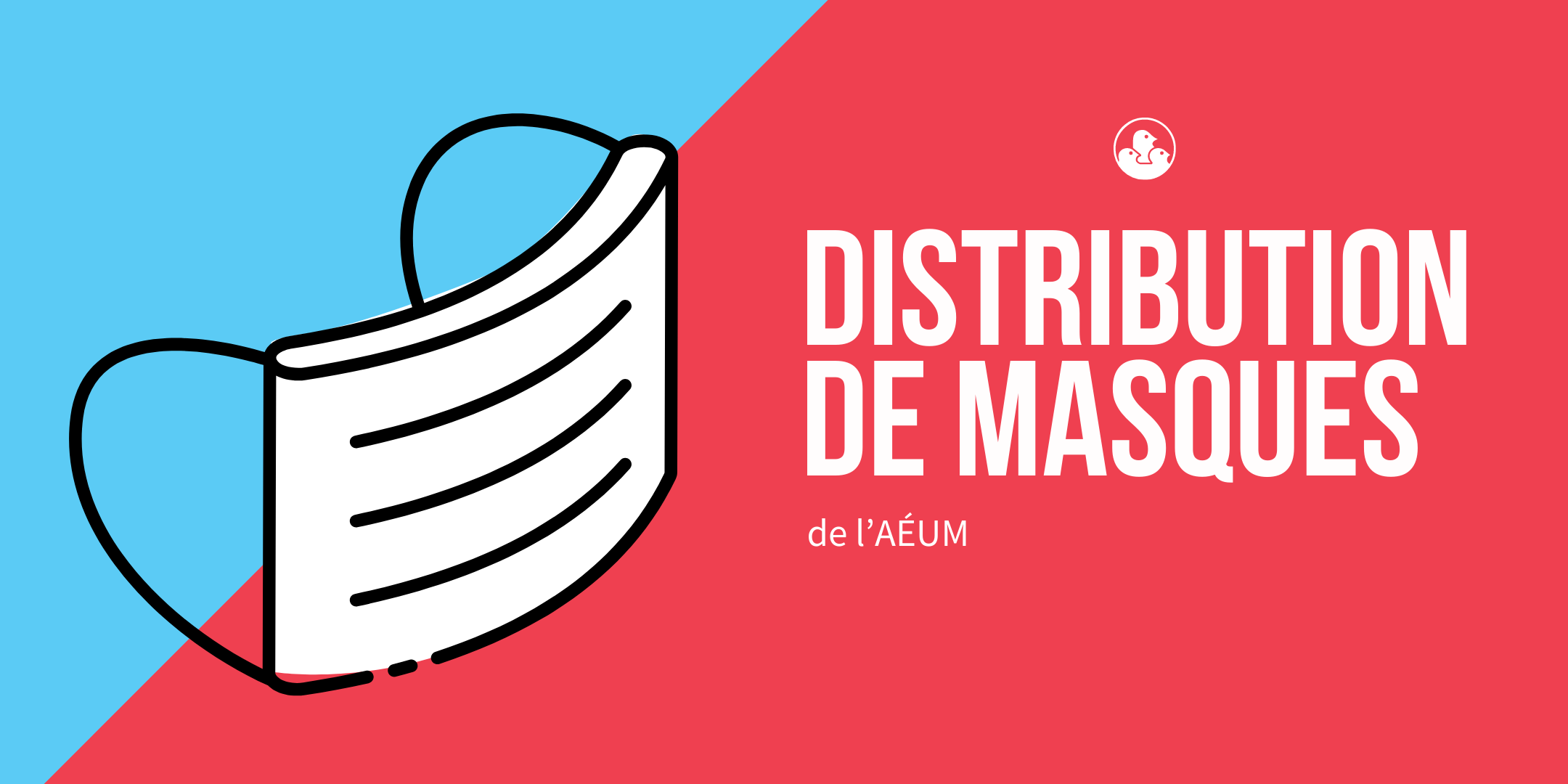 Distribution de masques de l’AÉUM et d’autres informations