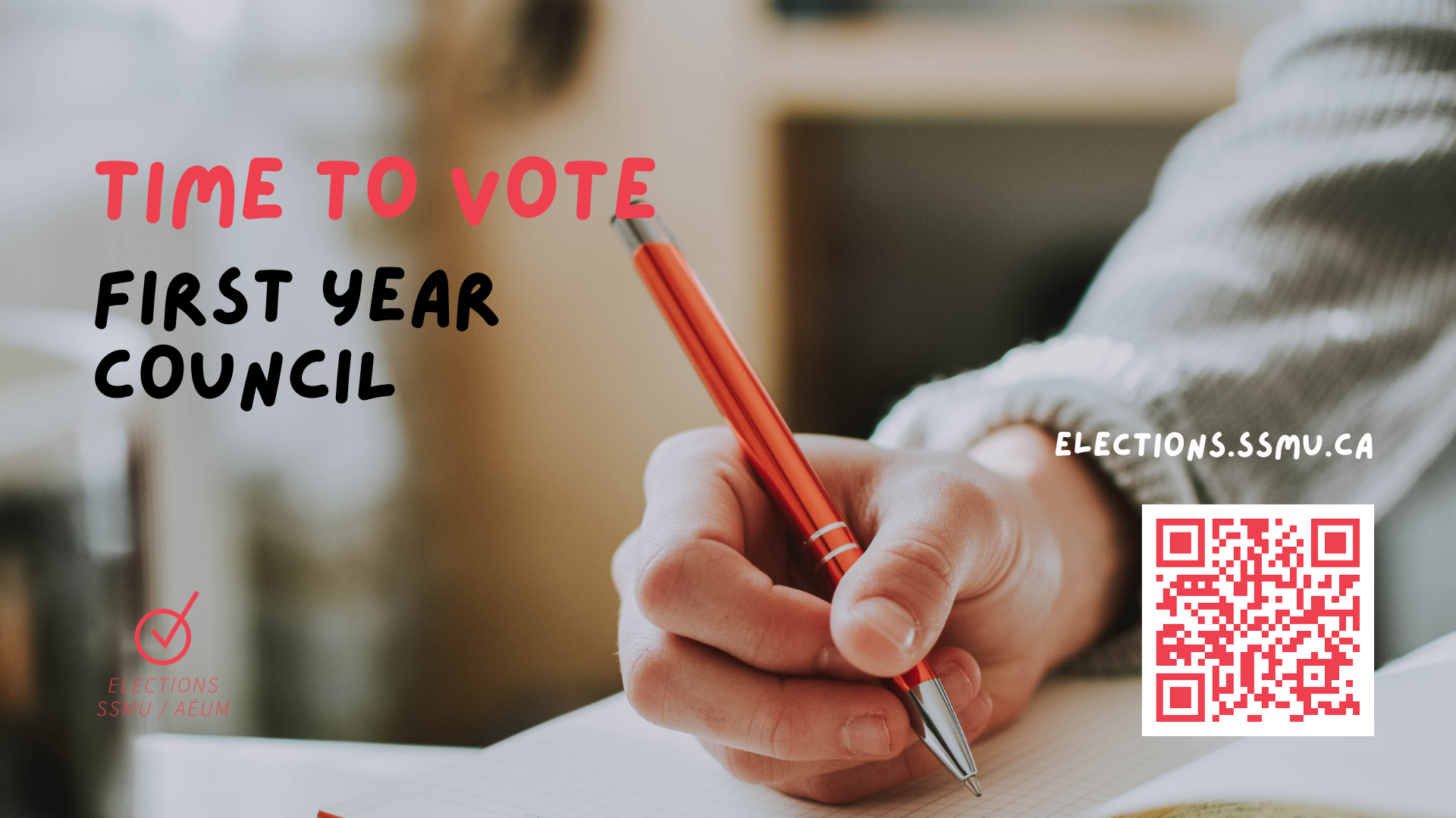 TIME TO VOTE IN THE FIRST YEAR COUNCIL ELECTION!