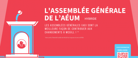 L’Assemblée générale de l’hiver 2024 de l’Association étudiante de l’Université McGill