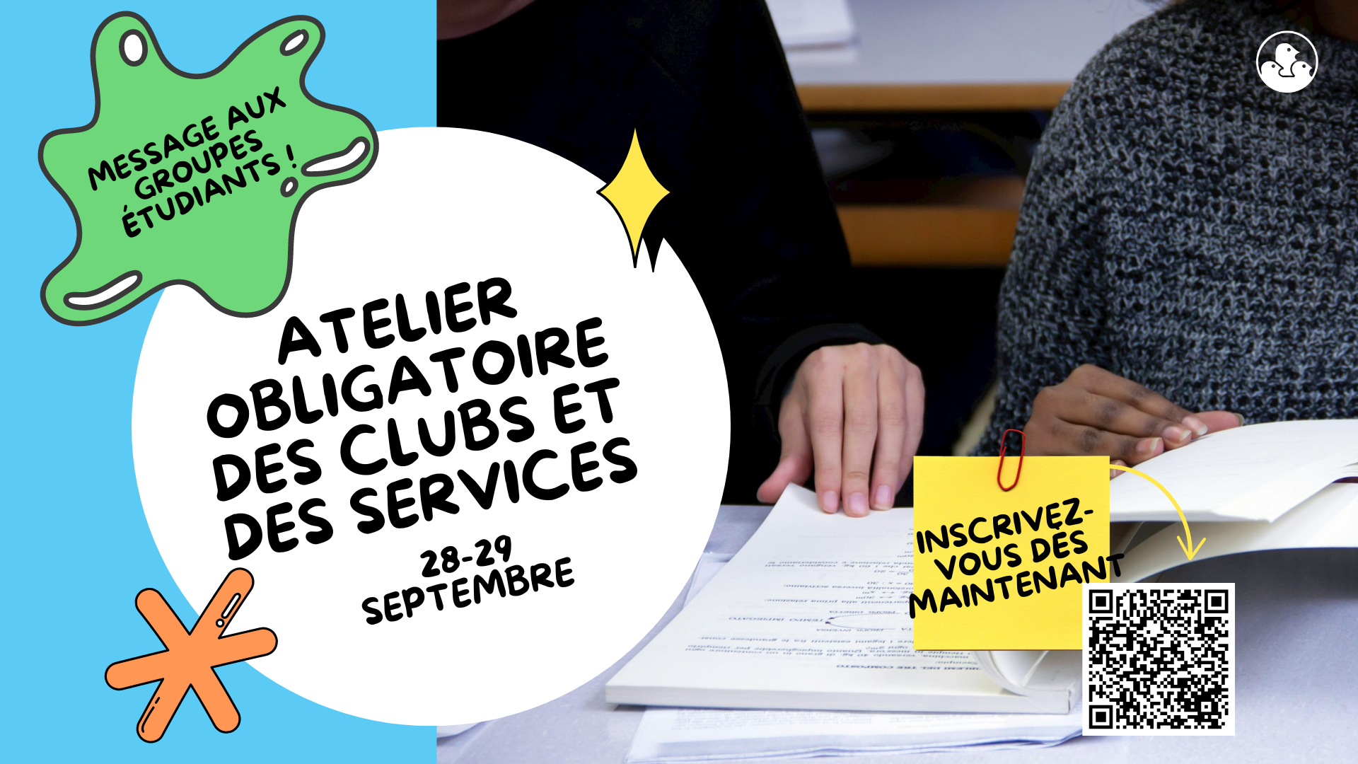 Atelier obligatoire des clubs et des services