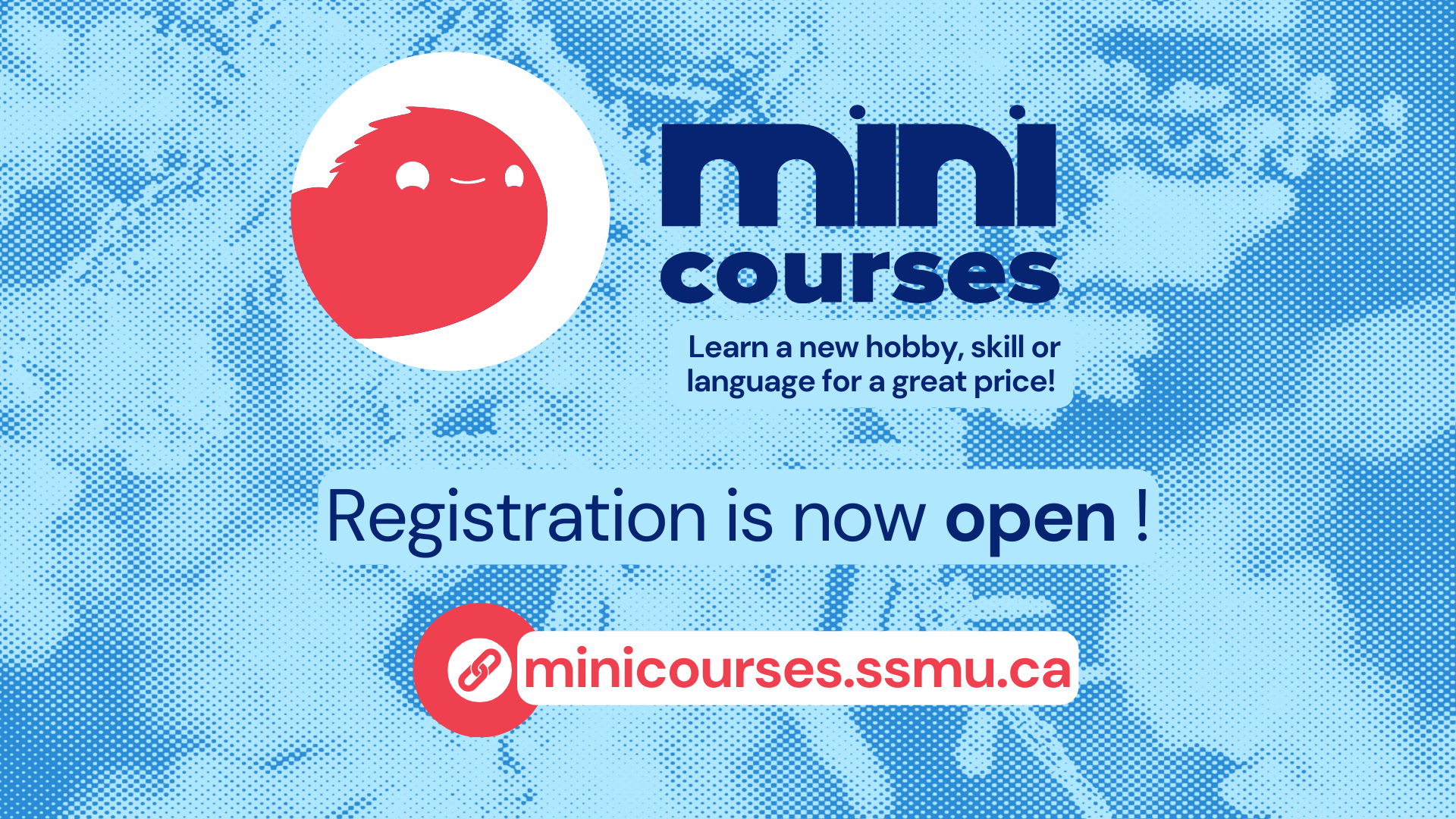 Minicourses registration is now OPEN!