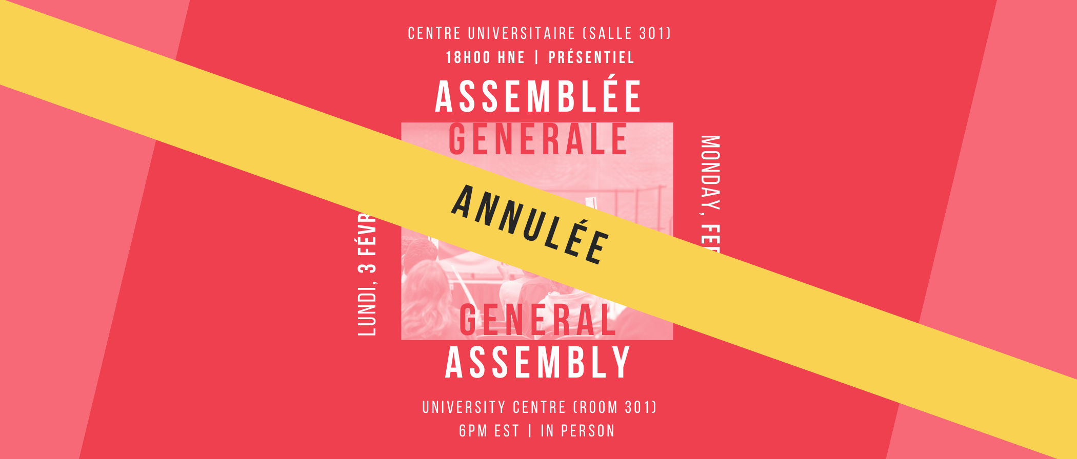 assemblée générale - annulée