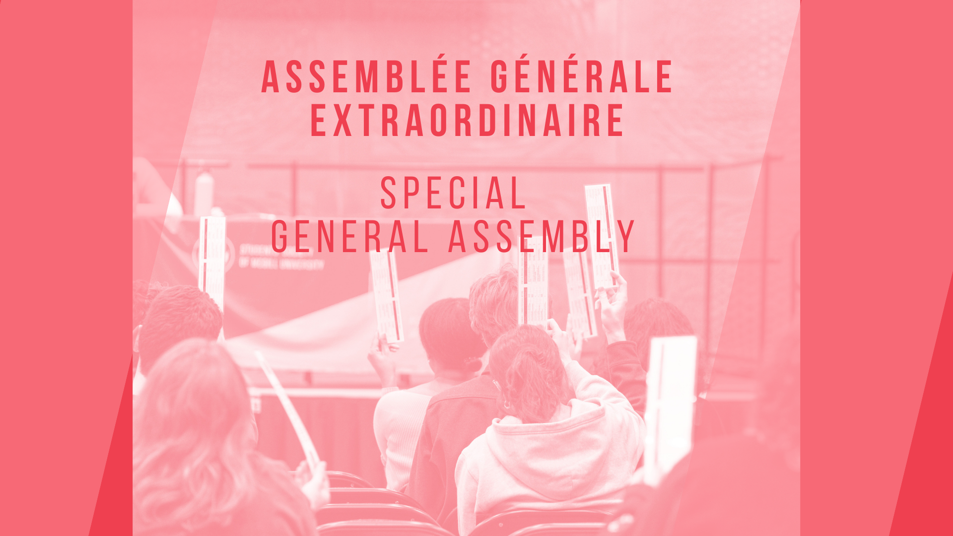 ASSEMBLÉE GÉNÉRALE EXTRAORDINAIRE DE GRÈVE À L’AÉUM